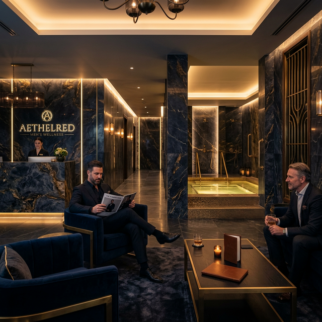 Luxurious spa interior